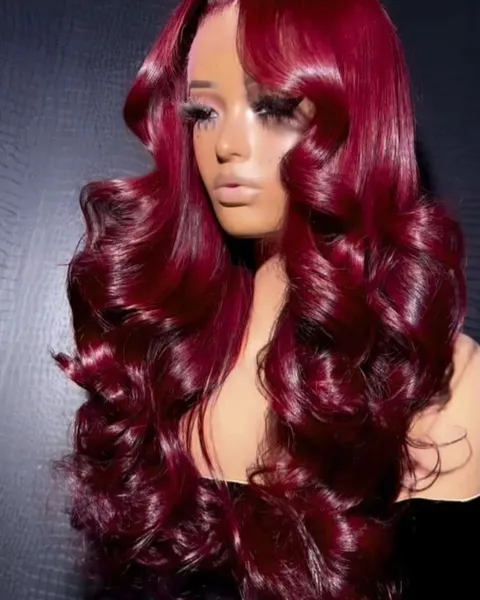 Burgundy Body Wave Wig