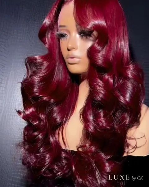 Burgundy Body Wave Wig