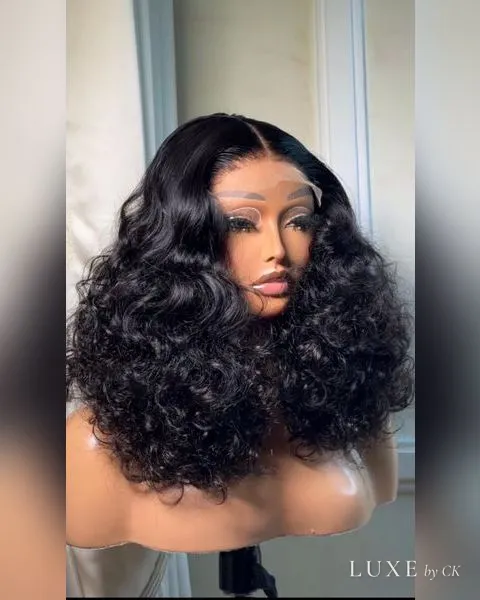 Egg Curls Wig, another view